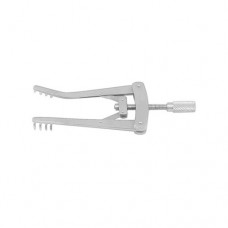 Alm Wound Spreader 4 x 4 Sharp Prongs Stainless Steel, 7 cm - 2 3/4"
